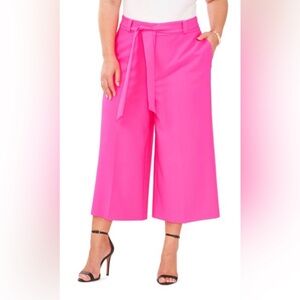 Vince Camuto Women's Pink Wide-Leg Pants